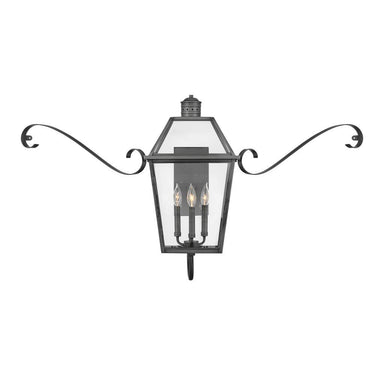 Hinkley Nouvelle Outdoor Large Wall Mount Lantern - 2774BLB-SCR 