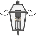 Hinkley Nouvelle Outdoor Large Wall Mount Lantern - Alternative Image 2775BLB-SCR Alternative Image 1