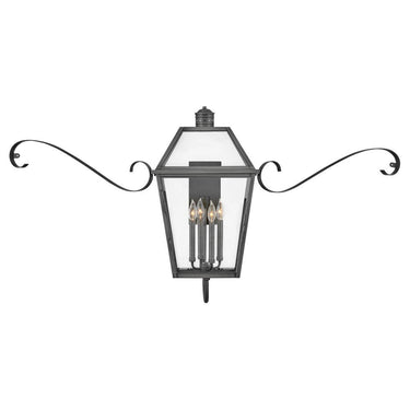Hinkley Nouvelle Outdoor Large Wall Mount Lantern - 2775BLB-SCR 