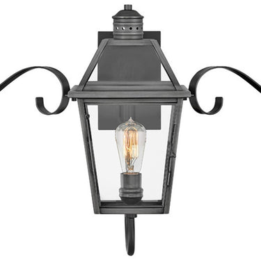 Hinkley Nouvelle Outdoor Medium Wall Mount Lantern - Alternative Image 2770BLB Alternative Image 3