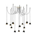 Hinkley Nula Large Multi Tier Pendant in Shell Black Finish Alternative Image 1
