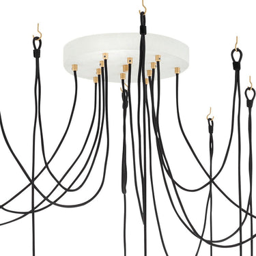 Hinkley Nula Large Multi Tier Pendant in Shell White Finish Alternative Image 4