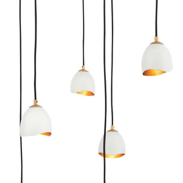 Hinkley Nula Large Multi Tier Pendant in Shell White Finish Alternative Image 5