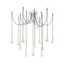 Hinkley Nula Large Multi Tier Pendant in Shell White Finish 