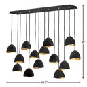 Hinkley Nula Medium Fourteen Light Linear Chandelier Alternative Image 1
