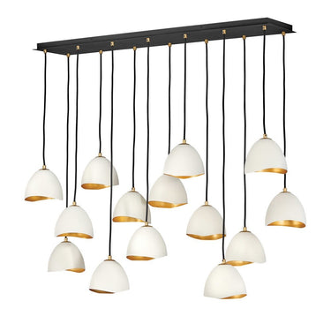 Hinkley Nula Medium Fourteen Light Linear Chandelier Alternative Image 5