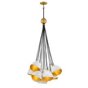 Hinkley Nula Medium Single Tier Chandelier in Shell White Finish 