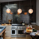 Hinkley Odeon Medium Orb Pendant in Brushed Nickel Finish Alternative Image 3