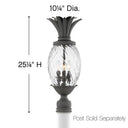 Hinkley Plantation Alternative Image 12V LED Alternative Image 25.25" High Outdoor Large Post Mount Lantern Alternative Image 1