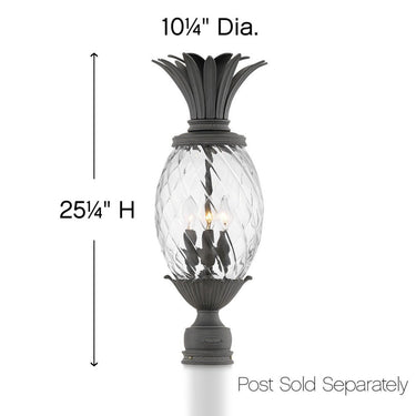 Hinkley Plantation Alternative Image 12V LED Alternative Image 25.25" High Outdoor Large Post Mount Lantern Alternative Image 1