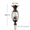 Hinkley Plantation Alternative Image 12V LED Outdoor Large Post Mount Lantern - Alternative Image 2227CB-LV Alternative Image 1