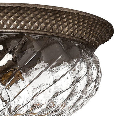 Hinkley Plantation Medium Flush Mount in Pearl Bronze Finish Alternative Image 2