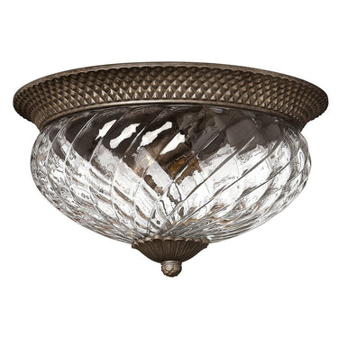 Hinkley Plantation Medium Flush Mount in Pearl Bronze Finish 