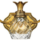 Hinkley Plantation Medium Three Light Vanity Wall Sconce in Burnished Brass Finish Alternative Image 3
