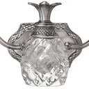 Hinkley Plantation Medium Three Light Vanity Wall Sconce in Polished Antique Nickel Finish Alternative Image 3