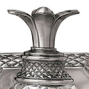 Hinkley Plantation Medium Three Light Vanity Wall Sconce in Polished Antique Nickel Finish Alternative Image 4