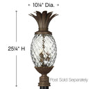 Hinkley Plantation Outdoor Large Post Mount Lantern - Alternative Image 2221CB Alternative Image 1