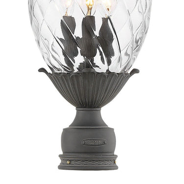 Hinkley Plantation Outdoor Large Post Mount Lantern in Museum Black Finish Alternative Image 2