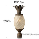 Hinkley Plantation Outdoor Large Post Mount Lantern in Pearl Bronze Finish Alternative Image 1