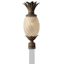 Hinkley Plantation Outdoor Large Post Mount Lantern in Pearl Bronze Finish Alternative Image 4