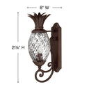 Hinkley Plantation Outdoor Large Wall Mount Lantern - Alternative Image 2220CB Alternative Image 1