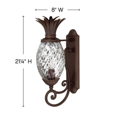 Hinkley Plantation Outdoor Large Wall Mount Lantern - Alternative Image 2220CB Alternative Image 1