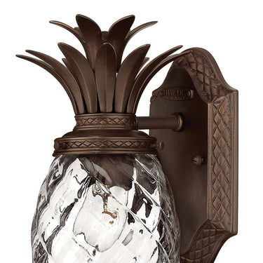 Hinkley Plantation Outdoor Medium Wall Mount Lantern in Copper Bronze Finish Alternative Image 2