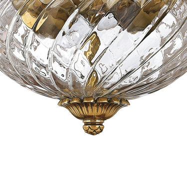 Hinkley Plantation Small Flush Mount in Burnished Brass Finish Alternative Image 2