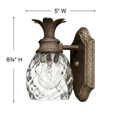 Hinkley Plantation Small Single Light Sconce Alternative Image 1