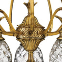 Hinkley Plantation Small Single Tier Chandelier in Burnished Brass Finish Alternative Image 3