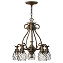 Hinkley Plantation Small Single Tier Chandelier in Pearl Bronze Finish 