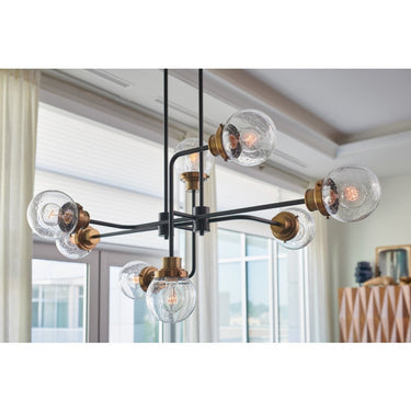 Hinkley Poppy Medium Eight Light Linear Pendant Alternative Image 2