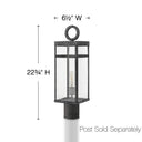 Hinkley Porter Alternative Image 12V LED Outdoor Large Post Mount Lantern Alternative Image 1