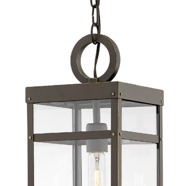 Hinkley Porter Alternative Image 7.5" Outdoor Medium Hanging Lantern Alternative Image 7