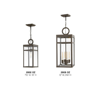 Hinkley Porter Alternative Image 7.5" Outdoor Medium Hanging Lantern Alternative Image 9