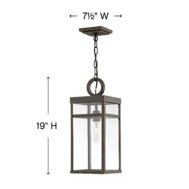 Hinkley Porter LED Alternative Image 7.5" Outdoor Medium Hanging Lantern Alternative Image 5