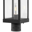 Hinkley Porter LED Outdoor Large Post Mount Lantern in Black Finish Alternative Image 2