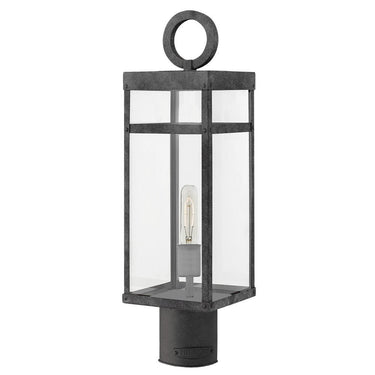 Hinkley Porter LED Outdoor Large Post Mount Lantern 