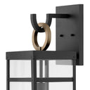 Hinkley Porter LED Outdoor Large Wall Mount Lantern - Alternative Image 2805BK-LL Alternative Image 1