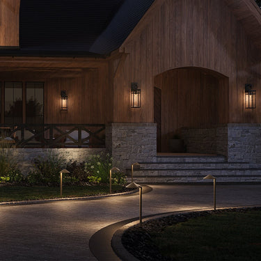 Hinkley Porter LED Outdoor Large Wall Mount Lantern - Alternative Image 2805BK-LL Alternative Image 3