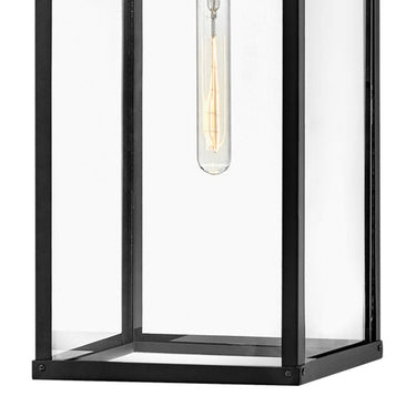 Hinkley Porter LED Outdoor Large Wall Mount Lantern - Alternative Image 2807BK-LL Alternative Image 3