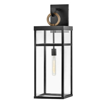 Hinkley Porter LED Outdoor Large Wall Mount Lantern - 2807BK-LL 