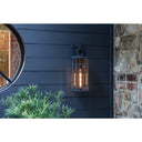 Hinkley Porter LED Outdoor Medium Wall Mount Lantern in Aged Zinc Finish Alternative Image 4