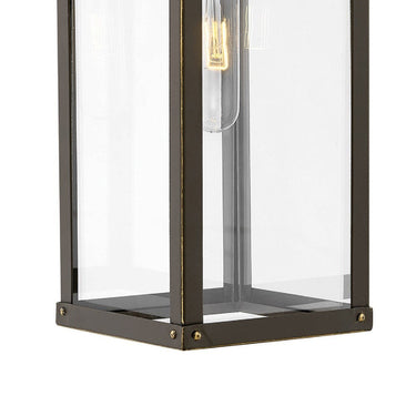 Hinkley Porter LED Outdoor Medium Wall Mount Lantern in Oil Rubbed Bronze Finish Alternative Image 3