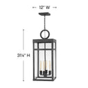 Hinkley Porter Outdoor Medium Single Tier Lantern Alternative Image 1