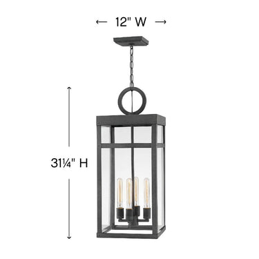 Hinkley Porter Outdoor Medium Single Tier LED Lantern Alternative Image 5