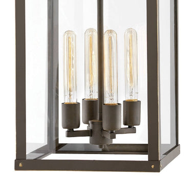 Hinkley Porter Outdoor Medium Single Tier LED Lantern in Oil Rubbed Bronze Finish Alternative Image 3