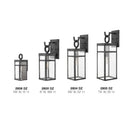 Hinkley Porter Outdoor Medium Wall Mount Lantern in Aged Zinc Finish Alternative Image 3