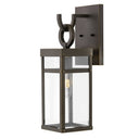 Hinkley Porter Outdoor Medium Wall Mount Lantern in Oil Rubbed Bronze Finish 