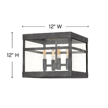 Hinkley Porter Outdoor Small Flush Mount Alternative Image 1